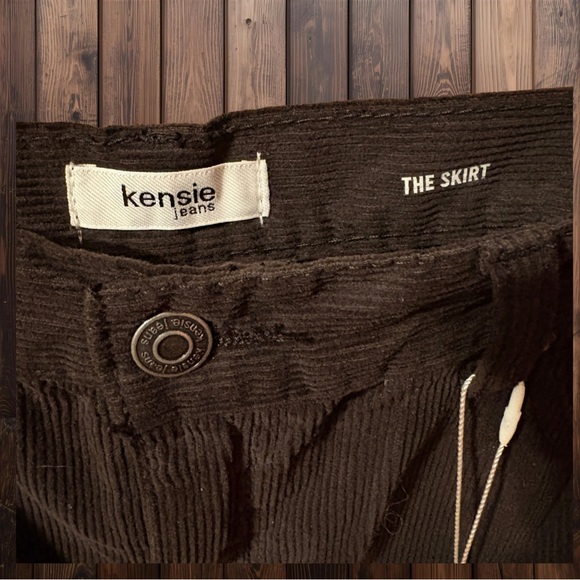 Kensie Black Corduroy Skirt - Picture 4 of 5